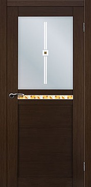 Дверь Венге, модель «Орфей 1 стекло»  Орфей Матадор