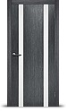 Двери Матадор Серый дуб, модель «Веста 2 стекла» 