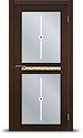 Двери Матадор Венге, модель «Орфей 2 стекла» 